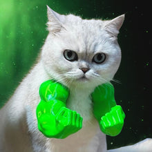 Load image into Gallery viewer, Hulk Arm Cat Cosplay Toy – 3D Printed Neck-Hanging Gag Costume