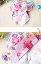 Load image into Gallery viewer, Japanese Sakura Kimono Black/White for Dog/Cat - MeowMeowRepublic