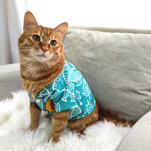 Load image into Gallery viewer, Cat Halloween Costume Animal Corssing Tom Nook Shirt Leaf Shirt Pet Cosplay