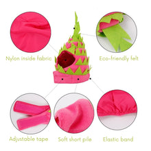 Load image into Gallery viewer, Pet Halloween Costume Dragon Fruit Hat for Cat Dog