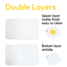 Load image into Gallery viewer, home decoration kitchen decor dinner mat for cat dog pet sunny egg silicone food mat