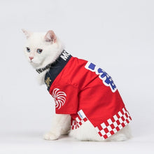 Load image into Gallery viewer, Sushi Chef Kimono Uniform "Top Chef" Cat Outfit
