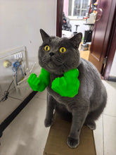 Load image into Gallery viewer, Hulk Arm Cat Cosplay Toy – 3D Printed Neck-Hanging Gag Costume
