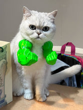 Load image into Gallery viewer, Hulk Arm Cat Cosplay Toy – 3D Printed Neck-Hanging Gag Costume
