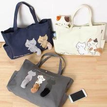 Load image into Gallery viewer, Hapins Cat Tote Bag
