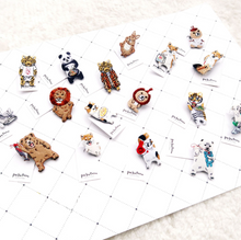 Load image into Gallery viewer, Shiba Shopping - Pokefasu Animal Pin from Japan - MeowMeowRepublic
